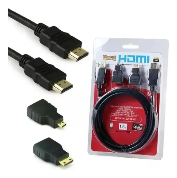 ADAPTADOR HDMI 3 EN 1