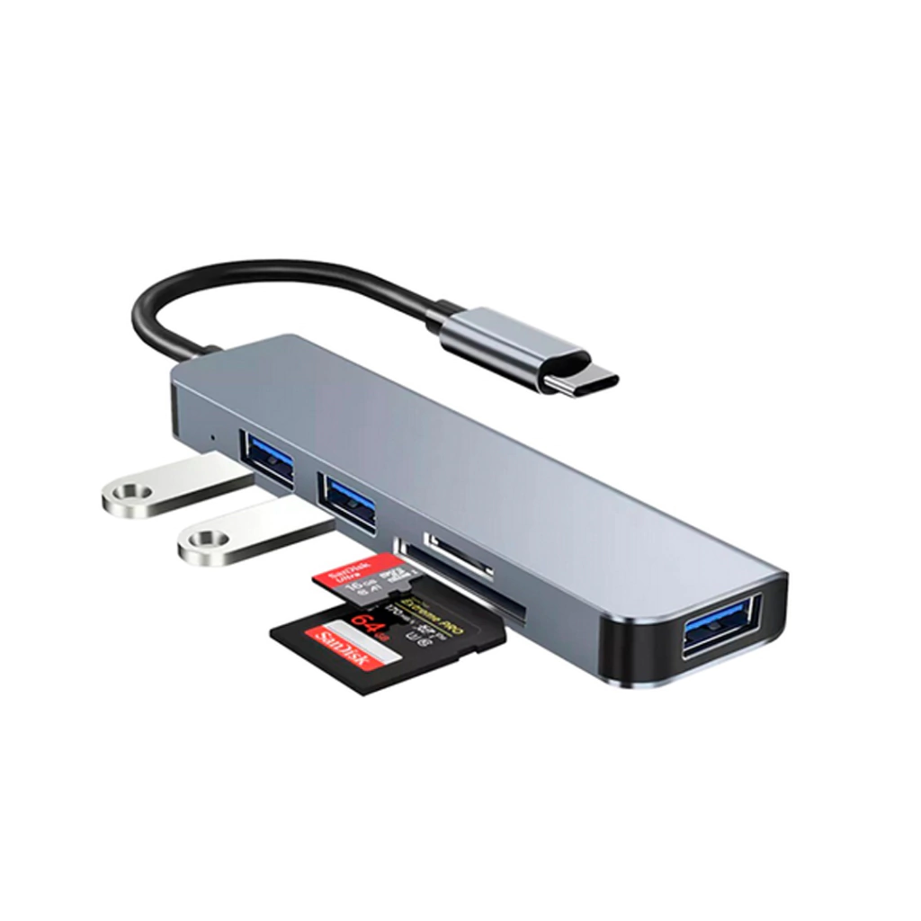 ADAPTADOR TIPO C - 5 EN 1 - BYL-2103T