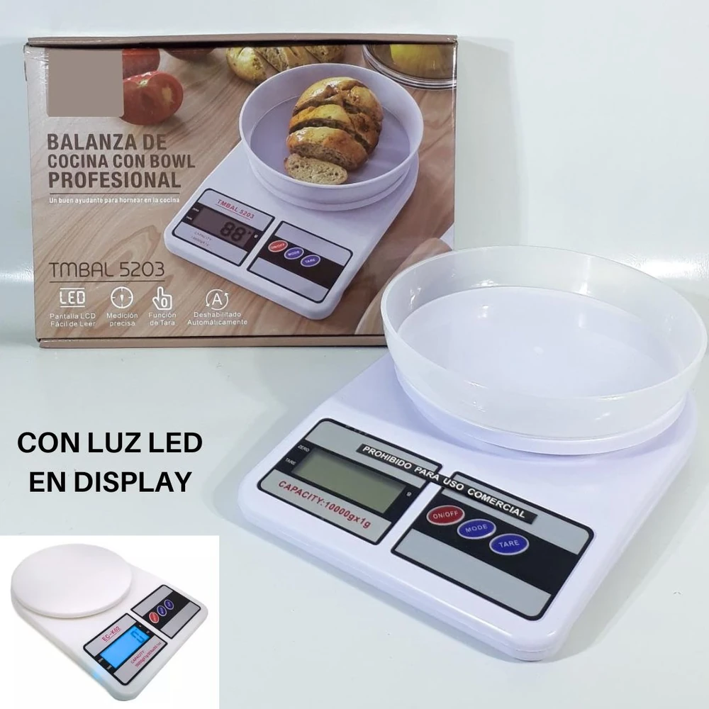 BALANZA DE COCINA 10KG - DX-BALC10