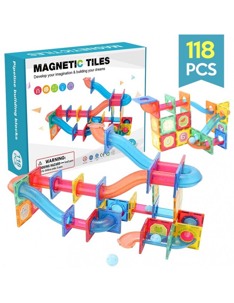 BLOQUES MAGNETICOS ACRILICOS F098 111 PIEZAS JDMZ-118