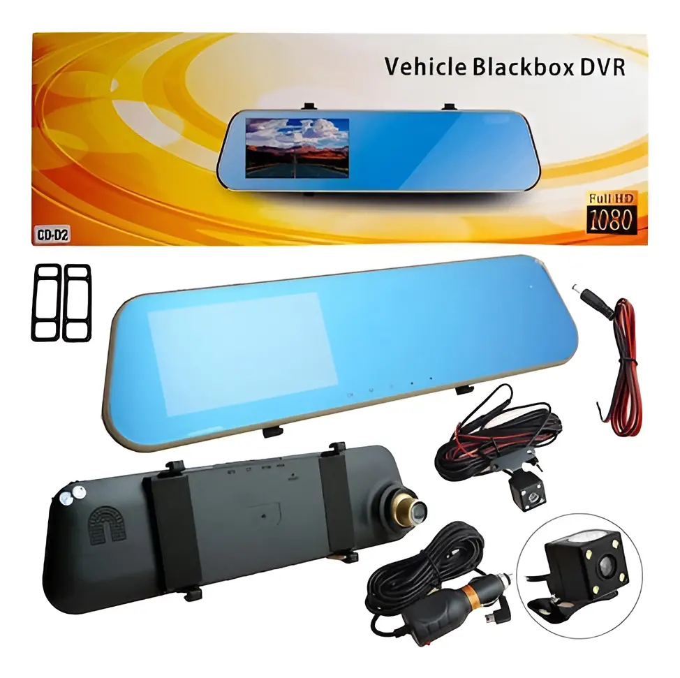 CAMARA ESPEJO RETROVISOR PANTALLA 4.19"" CD-D2 