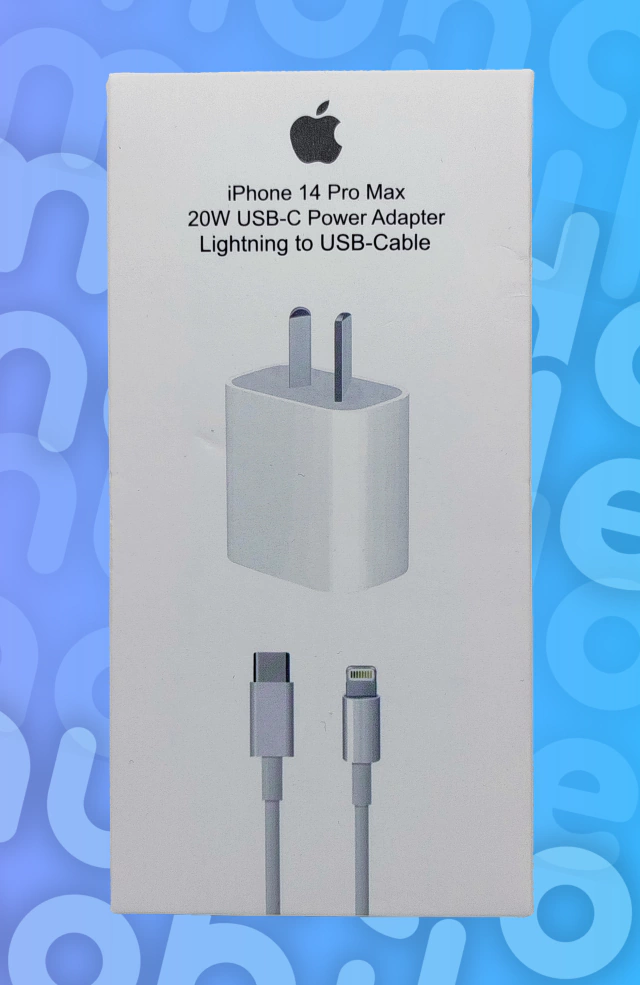 CARGADOR CEL TIPO IPH + CABLE TIPO C 20W ORIG