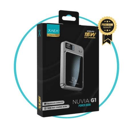 CARGADOR PORTATIL POWERBANK NUVIA G1 15W MODX-000K WIRELESS