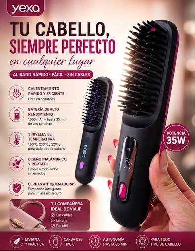 CEPILLO ALISADOR HAIR - OCA002