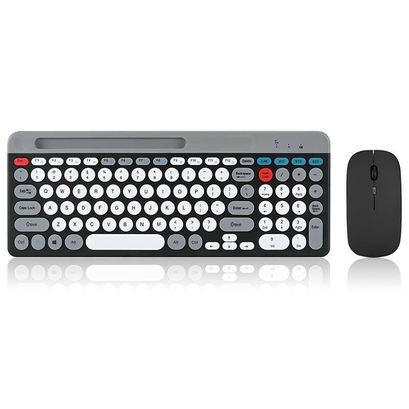 COMBO TECLADO Y MOUSE INALAMBRICO/BLUETOOTH - MODX-064