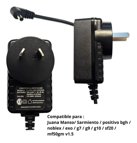 FUENTE - CARGADOR ORIGINAL NETBOOK 12V 2A