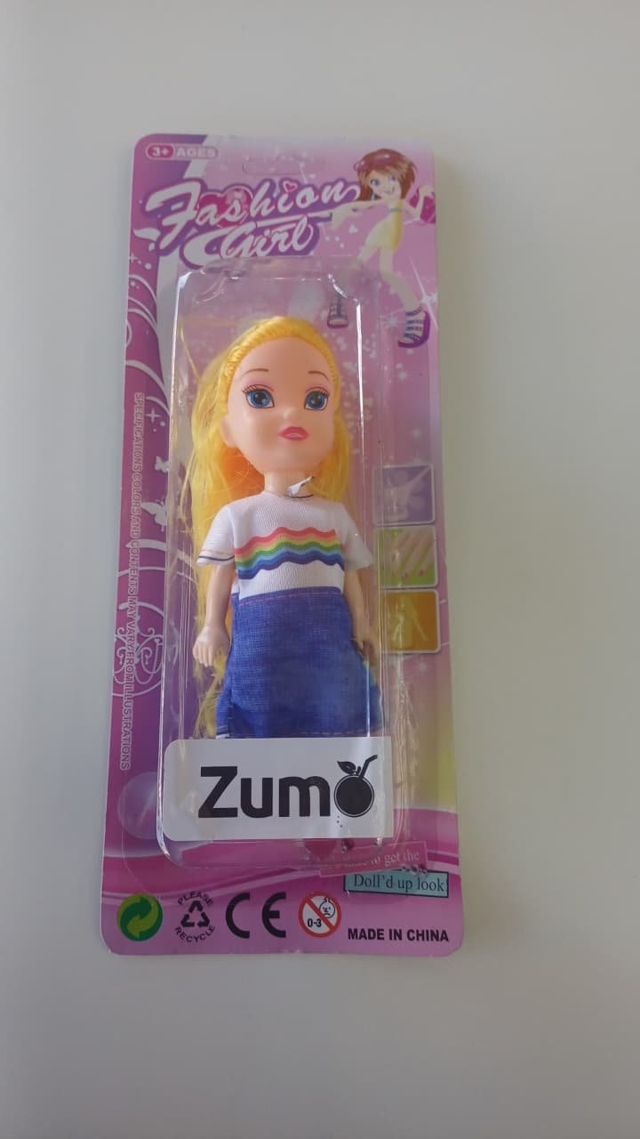 MUÑECA MINI FASHION ZUMO 3776-9 ZUMO