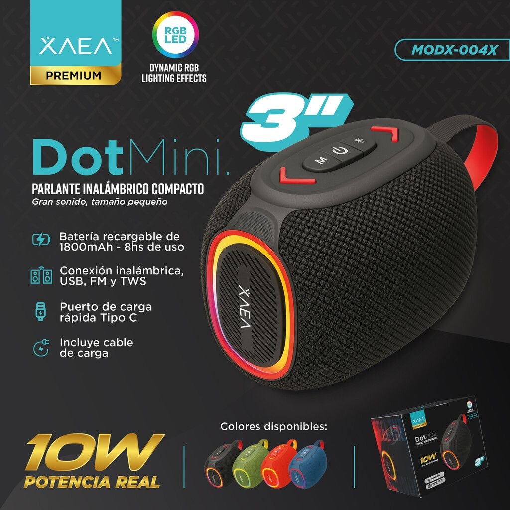 PARLANTE DOT MINI 10W MODX-004X