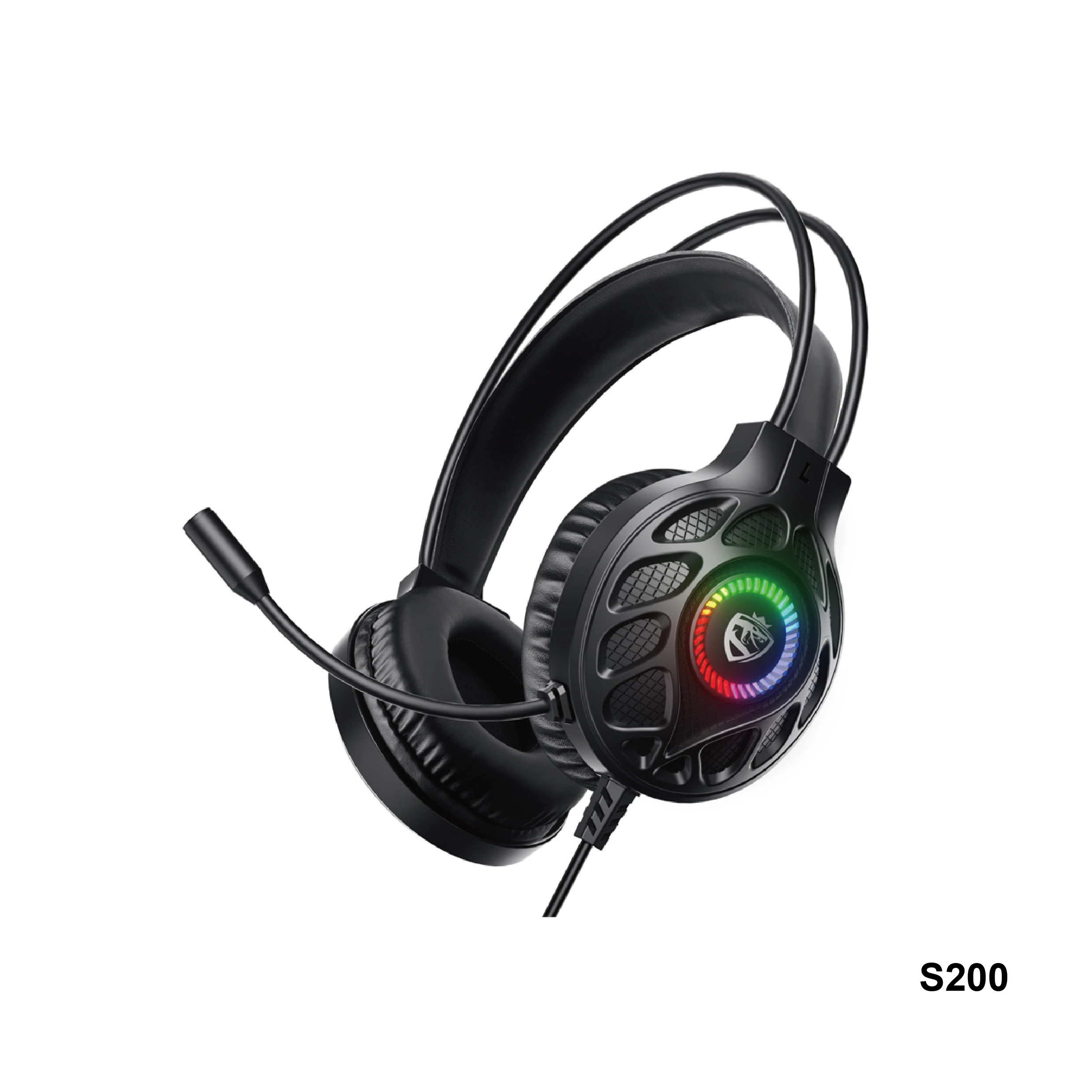 S200 AURICULAR GAMER CON 3.5mm+USB+CABLE 1 A 2