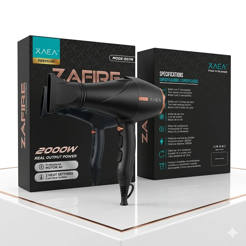SECADOR DE PELO MOTOR ZAFIRE - MODX-007M