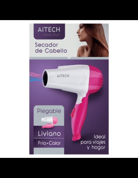 SECADOR DE PELO PLEGABLE VIAJERO AITECH