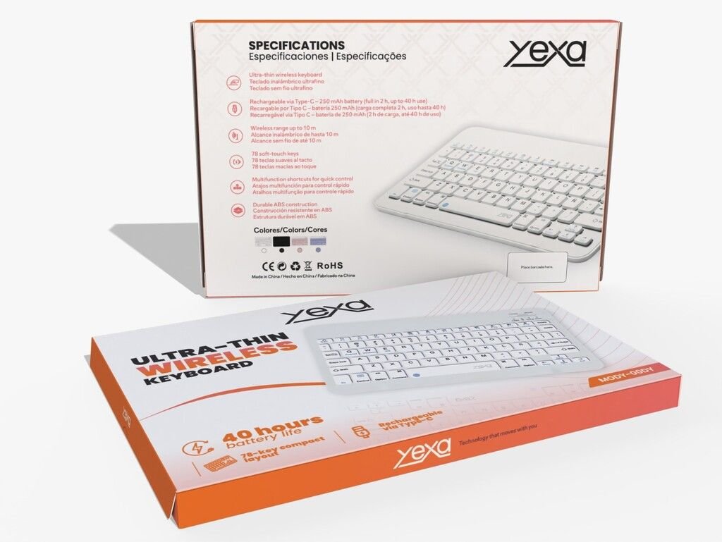 TECLADO INALAMBRICO-BLUETOOTH - MODY-00DY