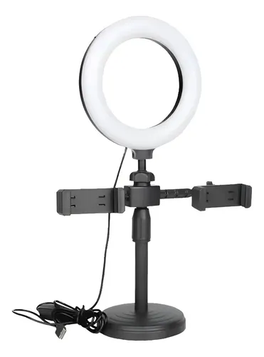 TRIPODE CON ARO LED 6" - LED-HX1508